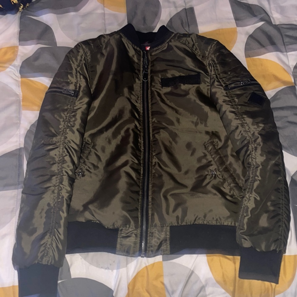 SouthPole Army Green Puffer Jacket